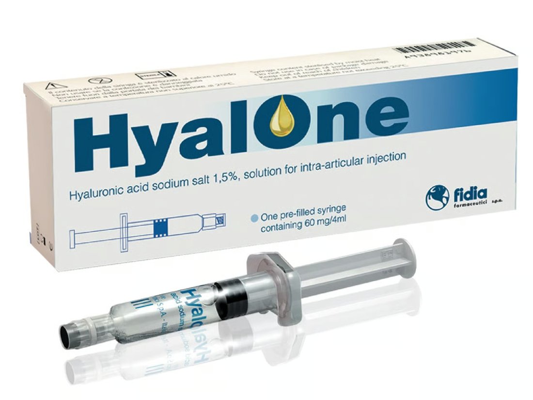 Hyaluronsäure-Spritze